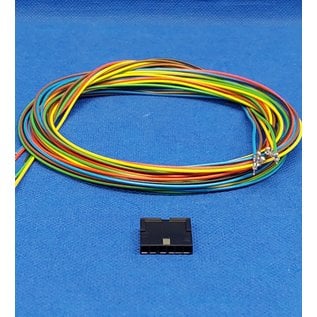 Molex Pre-crimped Molex Micro Fit 3.0 set: 6-Pos. Plug Housing met 6x 2m. 0,35mm2 kabel met contacten gekrompen
