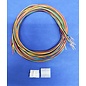 Molex Complete set met Molex Mini-Fit Jr. Plug & Receptacle 6Pos. (1-Rij) + 12x 2m. 0,50mm2 kabel en contacten (pre-crimped)