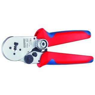 Knipex Knipex vierdoorn-krimptang voor solide of "turned" contacten - 975264