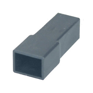 Cable-Engineer Multi-connector voor mannelijke vlakstekers- 1-pos. -  6,3 x 0,8mm -  Zwart