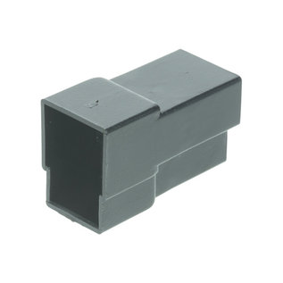 Cable-Engineer Multi-connector voor mannelijke vlakstekers- 3-pos. -  6,3 x 0,8mm -  Zwart