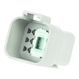 TE Connectivity DT04-6P + W6P  - TE Deutsch DT-Serie - Receptacle - (vrouw) - 6-Pos.