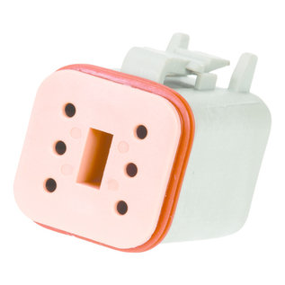 TE Connectivity TE Deutsch DT Serie connectoren + WedgeLock  DT06-6S + W6S - Plug  - 6-Posities