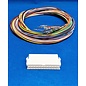 Molex Complete set met Molex MiniFit Jr. Plug connector 24Pos. (2-Rij) + 24 x 2m. 0,50mm2 kabel  met contacten (pre-crimped)