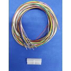 Molex Molex Minifit Receptacle - 24-Pos.(2-Rij) + 24x 2m. kabel