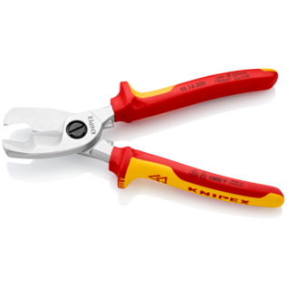 KNIPEX KNIPEX Kabelschaar 95 16 200 - VDE - 1000V. -  dubbele snijkanten  tot 70 mm²