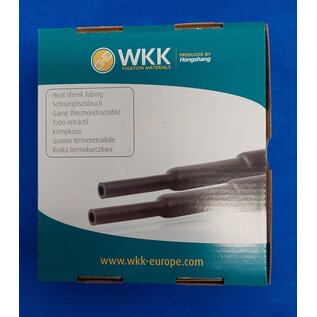 Cable-Engineer 2,5meter dubelwandige krimpkous  12/ 4 mm met lijm - krimpratio : 3:1 - Zwart - MIL-Spec - H-5(3X-F