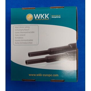 Cable-Engineer 2 meter dubelwandige krimpkous  19/6 mm met lijm - krimpratio : 3:1 - Zwart - MIL-Spec - H-5(3X-F