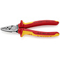 KNIPEX KNIPEX VDE 1000V.  krimptang adereindhulzen (DIN) 0,25 - 2,5mm2 - 97 68 145 A