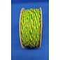 Cable-Engineer Twisted Pair 2x 0,75mm2  FLRY-B kabel 0,75mm2 - flexibele voertuigkabel - 50 meter op rol -  Kleur Geel/Groen