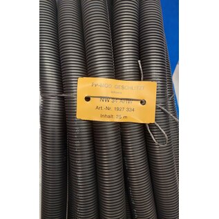 Schlemmer / Delfingen  Schlemmer NW29: Flexibele ribbelbuis of mantelbuis 29mm met split PP-MOD / UV-Bestendig - 25 meter - 1926329