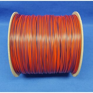 Cable-Engineer FLRY-B kabel 0,50mm2 - flexibele voertuigkabel op rol met 500 meter - Kleur Blauw/Rood