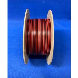 Cable-Engineer 0,75mm2 - FLRY-B kabel  - 50m.  - Rood / Zwart