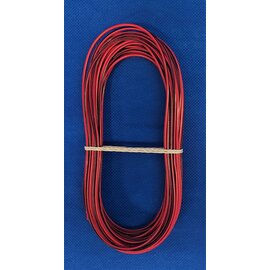 Cable-Engineer 0,75 mm2 - FLRY-B kabel - 10 meter - Rood/Zwart