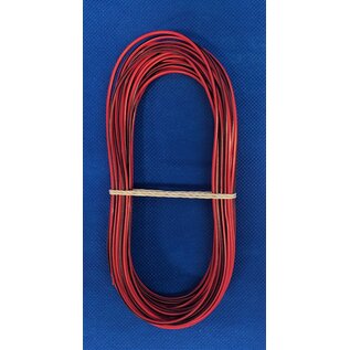 Cable-Engineer FLRY-B kabel 0,75mm2 - flexibele voertuigkabel - 10 meter Kleur Rood/Zwart