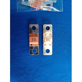 Cable-Engineer.com 30 Ampère MidiOTO schroefzekering met M5 gaten op 30mm - t/m 32Volt - Per 5 stuks