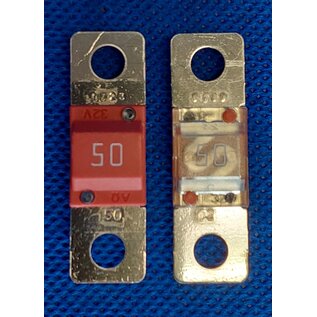 Cable-Engineer.com 50 Ampère MidiOTO schroefzekering met M5 gaten op 30mm - t/m 32Volt - Per 5 stuks
