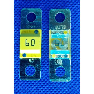 Cable-Engineer.com 60 Ampère MidiOTO schroefzekering met M5 gaten op 30mm - t/m 32Volt - Per 5 stuks