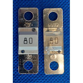 Cable-Engineer.com 80 Ampère MidiOTO schroefzekering met M5 gaten op 30mm - t/m 32Volt - Per 5 stuks