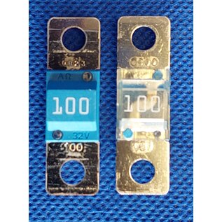 Cable-Engineer.com 100 Ampère MidiOTO schroefzekering met M5 gaten op 30mm - t/m 32Volt - Per 5 stuks