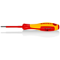 KNIPEX 6-delige KNIPEX VDE Schroevendraaier-set met 3x kruis (PH) en x kruis (PZ) schroevendraaier 00 20 12 V013