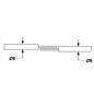 Cable-Engineer.com Soldeerverbinder met krimpkous huls - Rood - voor draden 0,8 t/m 2,0 mm2 - 10 stuks
