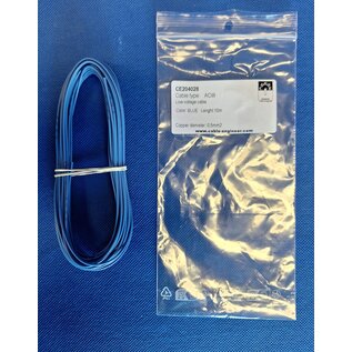 TE Connectivity TE Connectivity ACW Automotive kabel - 0,50 mm2 - Blauw- 10m. - ACW0219-0.50-6