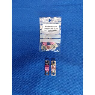 Cable-Engineer.com 125 Ampère MidiOTO schroefzekering met M5 gaten op 30mm - t/m 32Volt - Per 5 stuks