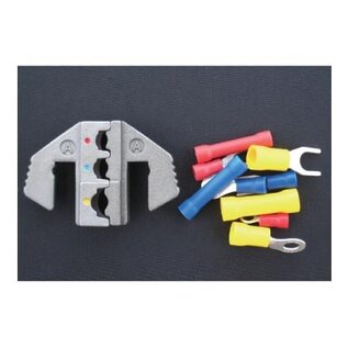 Cable-Engineer Krimpprofiel (zonder tang) rode, blauwe en gele kabelschoenen van 0,50 t/m 6,0 mm2