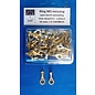 Cable-Engineer.com Ring M6 - Messing -open-barrel aansluiting voor  draad 0,5 - 1,0mm2 - 50st.