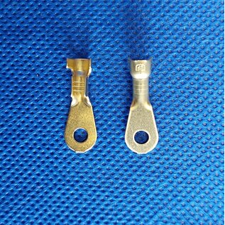 Cable-Engineer.com Ring M3 - Messing -open-barrel aansluiting voor  draad 1,0 - 2,5mm2 - 50st.