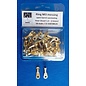 Cable-Engineer.com Ring M3 - Messing -open-barrel aansluiting voor  draad 1,0 - 2,5mm2 - 50st.