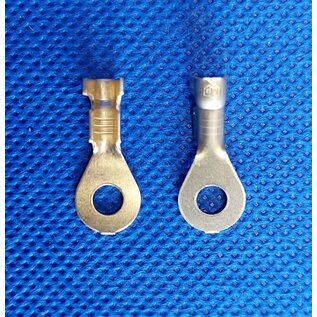 Cable-Engineer.com Ring M4 - Messing -open-barrel aansluiting voor  draad 1,0 - 2,5mm2 - 50st.