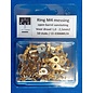 Cable-Engineer.com Ring M4 - Messing -open-barrel aansluiting voor  draad 1,0 - 2,5mm2 - 50st.