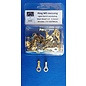 Cable-Engineer.com Ring M5 - Messing -open-barrel aansluiting voor  draad 1,0 - 2,5mm2 - 50st.