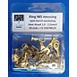 Cable-Engineer.com Ring M5 - Messing -open-barrel aansluiting voor  draad 1,0 - 2,5mm2 - 50st.