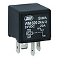 SIMA Auto Relais  4-Pins - 24V - 20A. - 1,6W  -  coil met weerstand - zonder beugel - WM62024AR