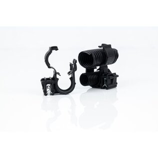 WKK Bevestigingsmaterialen Edge clip / randbevestiging mantelbuis/ribbelbuis 2x NW 10 - Prijs per stuk