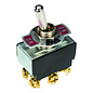 Cable-Engineer.com Tuimelschakelaar - 12V / 25A.  - RVS met ON/Off/oNvermelding en 6x schroefbevestiging