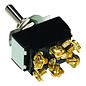 Cable-Engineer.com Tuimelschakelaar - 12V / 25A.  - RVS met ON/Off/oNvermelding en 6x schroefbevestiging