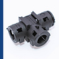 Schlemmer / Delfingen Schlemmer POLYFLEX: T-Splitsing Ribbelbuis - NW 8,5-8,5-10 - Vorm A - PA66 - 9806088