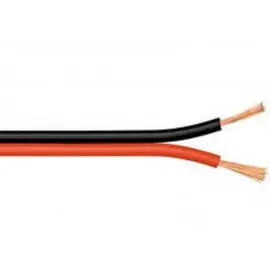 Cable-Engineer Speaker kabel 2 x 0,50 mm2 Rood/Zwart - 10 meter
