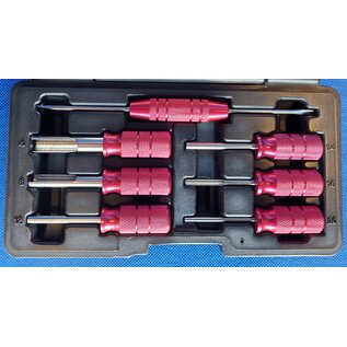 Cable-Engineer.com Demonteer-set  Deutsch - 7-delig - 4 t/m 20 AWG (0,5-21mm2) van RVS en geanodiseerd alu