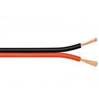 Cable-Engineer Speaker Kabel van 2x 4,0mm2 op rol met 10 meter in de kleuren Rood en Zwart