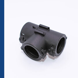 Schlemmer / Delfingen T-stuk - NW 4,5-4,5-4,5 - Vorm B- PA66 - Schlemmer - 9806162
