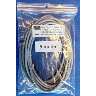 LAPP Benelux Stuurstroomkabel van LAPP: ÖLFLEX® CLASSIC 110 - 3G0.5 - Grijs - 100m. - 1119003