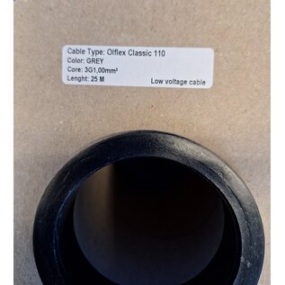 LAPP Benelux Stuurstroomkabel van LAPP: ÖLFLEX® CLASSIC 110 - 3G1 - Grijs - 100m. - 1119203