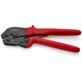 KNIPEX KNIPEX hefboom krimptang voor open-barrel kabelschoenen van 2,8 en 4,8 mm aan draad van 0,5 t/m 2,5 mm2 - 975204