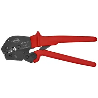 KNIPEX KNIPEX hefboom krimptang voor open-barrel kabelschoenen van 2,8 en 4,8 mm aan draad van 0,5 t/m 2,5 mm2 - 975204