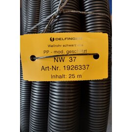 Schlemmer / Delfingen Schlemmer NW37 Ribbelbuis zonder split - UV bestendig - 25 meter